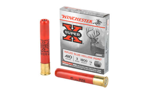 Ammunition Winchester Ammunition Super X 410Bore WIN SPRX 410G 3" 1/4OZ RIFLED 5/250